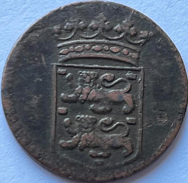 West-Friesland VOC duit 1753, Postzegels en Munten, Munten | Nederland, Overige waardes, Vóór koninkrijk, Ophalen of Verzenden