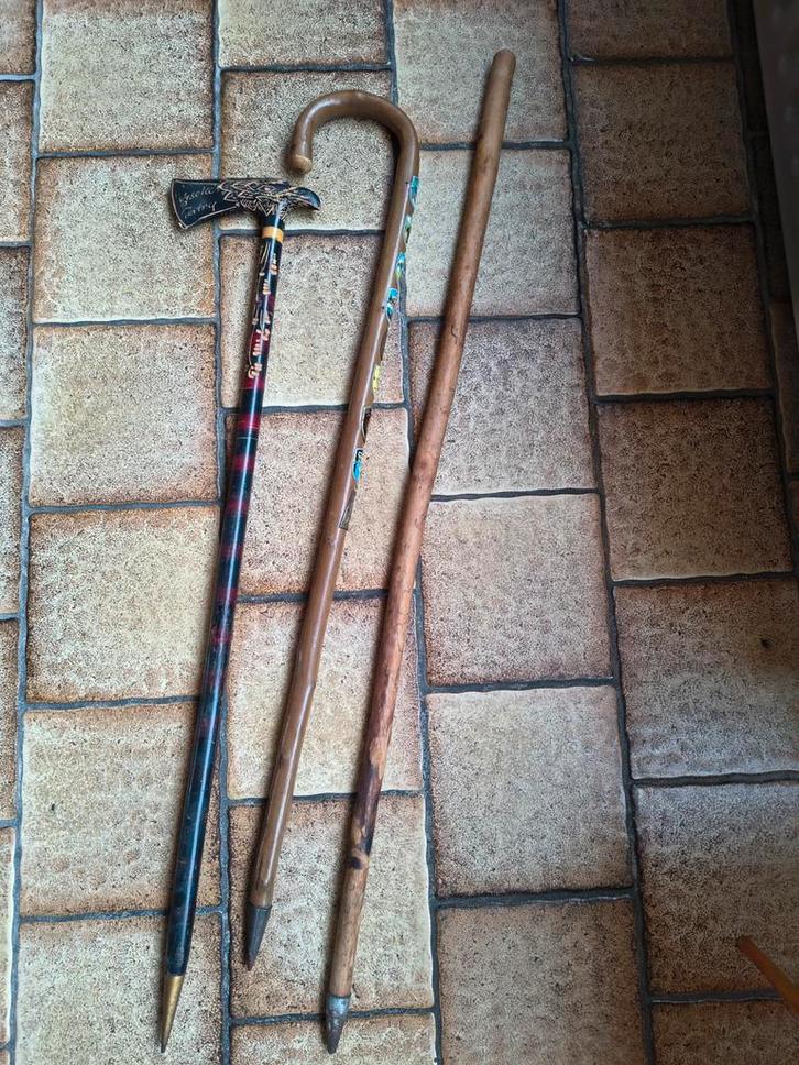 * Vintage wandelstokken *, Diversen, Wandelstokken, Ophalen of Verzenden