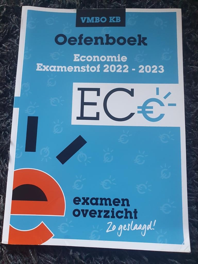 Gratis examenoverzicht economie 2022-2022 oefenboek, Boeken, Schoolboeken, Ophalen of Verzenden, Zo goed als nieuw, HAVO, Economie