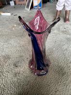 Vintage Murano Sommerso Vaas - Blauw/Roze Jaren 60/70, Ophalen