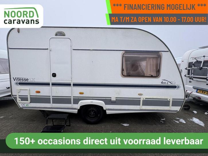 Beyerland VITESSE 400-2 LX, RONDZIT, VOORTENT, FIETSENDRAGER, Caravans en Kamperen, Caravans, Bedrijf, tot en met 2, 750 - 1000 kg