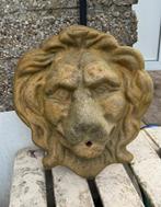 Gietijzeren leeuwenkop met vijverpomp, Tuin en Terras, Ophalen of Verzenden, Gebruikt