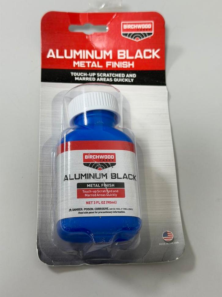 Birchwood Casey Aluminum Black 90ml Nieuw Alu reparatie fles, Doe-het-zelf en Verbouw, Verf, Beits en Lak, Nieuw, Ophalen of Verzenden