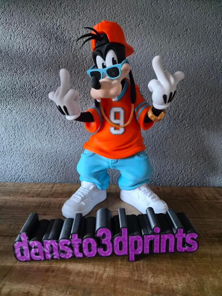 3D Geprinte Goofy Figuur - 40 cm Hoog, Ophalen of Verzenden, Nieuw