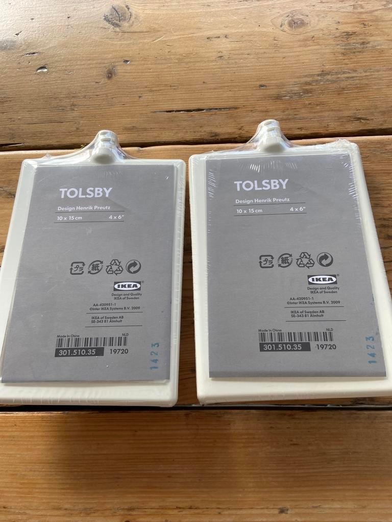 Vintage Ikea fotolijstjes TOLSBY, Ophalen of Verzenden, Zo goed als nieuw, Hout, Minder dan 50 cm