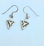 Zilveren Oorbellen met Steentje, Verzenden, ., Zo goed als nieuw, .