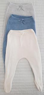 3 baby broekjes zara blauw grijs wit creme maat 68 broeken, Broekje, Verzenden, Zo goed als nieuw, Zara