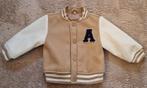 Baseball jack camel/wit maat 74 (valt vrij smal), Zeeman, Ophalen of Verzenden, Zo goed als nieuw, Jasje