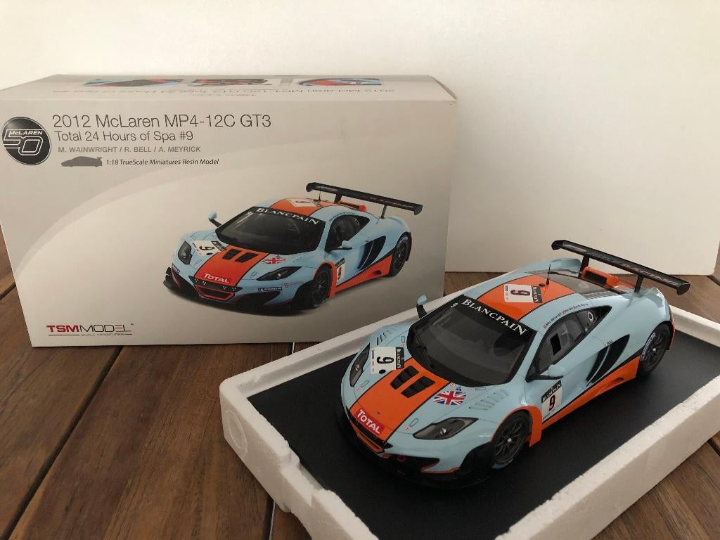 TSM McLaren MP4-12C GT3 Total 24H of Spa 2012, Ophalen of Verzenden, Zo goed als nieuw, Auto, Overige merken