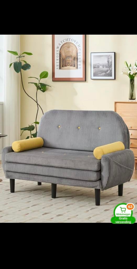 Uitklapbaar slaapbank nieuw, Ophalen of Verzenden, Nieuw, Tweepersoons