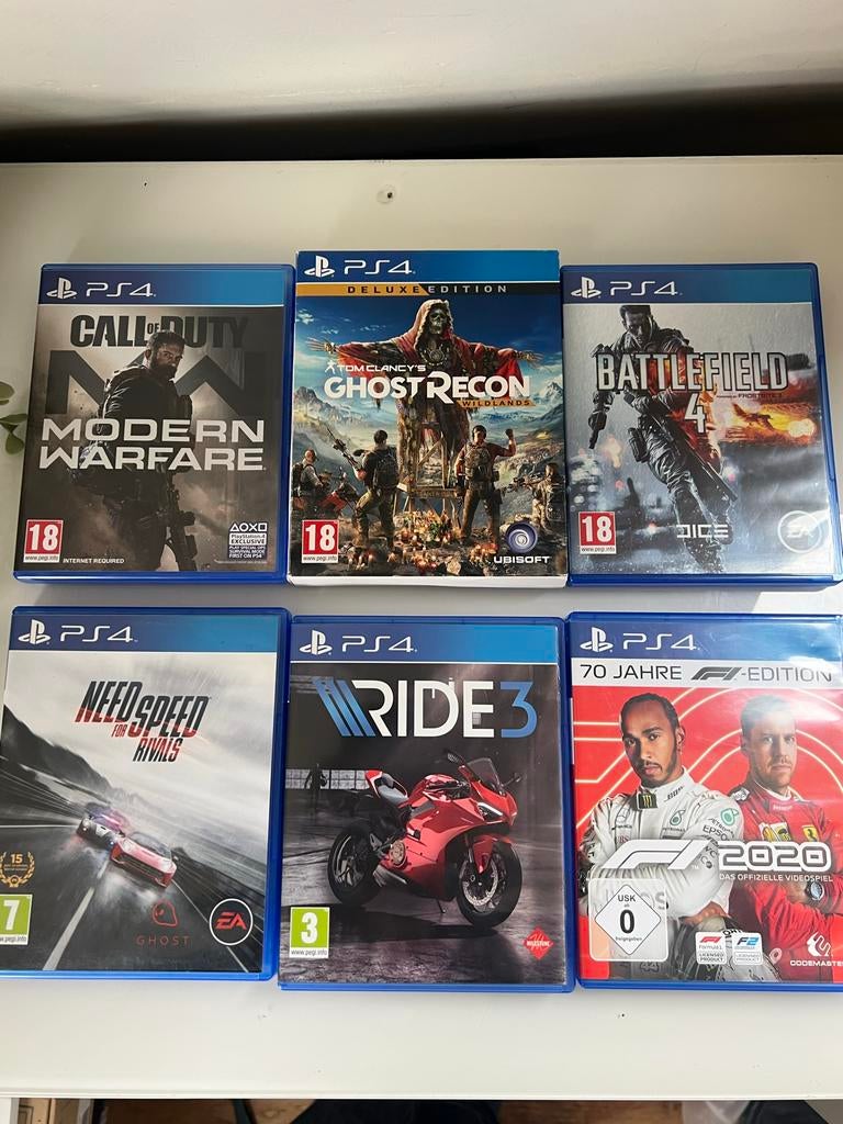 PS4 Games - Diverse Titels Beschikbaar!, Online, Gebruikt, 1 speler, Vanaf 12 jaar