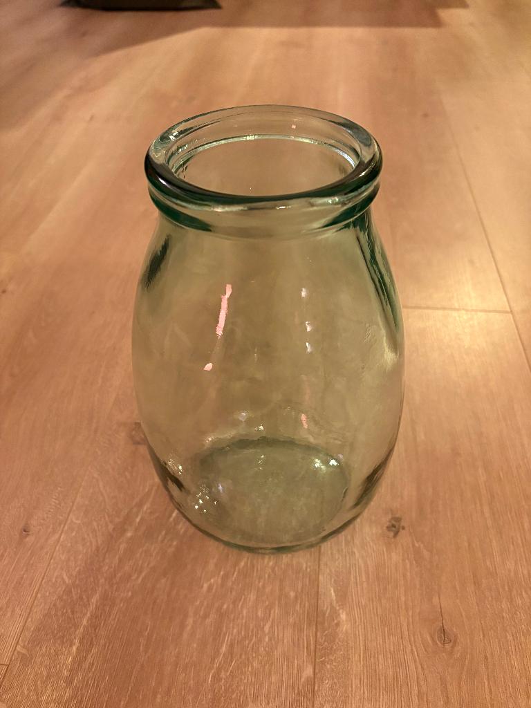 Vaas doorzichtig, Huis en Inrichting, Woonaccessoires | Vazen, Ophalen, Overige kleuren, 50 tot 75 cm, Glas