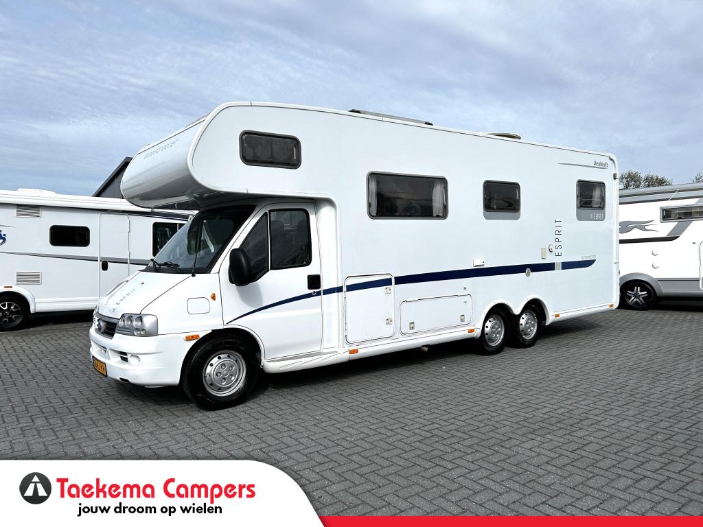 Dethleffs Globetrotter Esprit AlkoofDwarsbed/2005/8.3M/Airco, Alkoof, Fiat, Bedrijf, Dethleffs