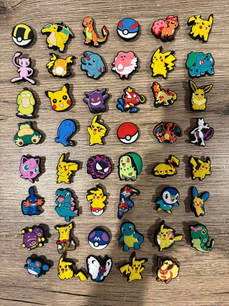 Jibbitz/Charms voor crocs - pokemon  - €0,50 ps, Verzamelen, Ophalen of Verzenden, Nieuw