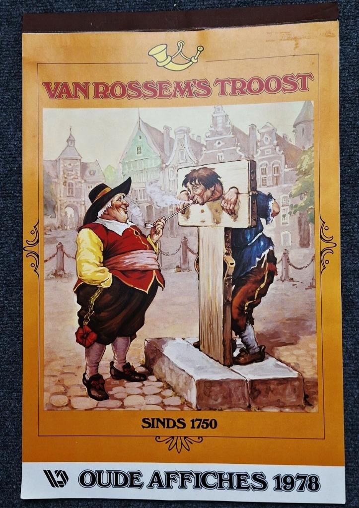 Kalender 1978 oude affiches, Diversen, Kalenders, Zo goed als nieuw, Maandkalender, Ophalen of Verzenden