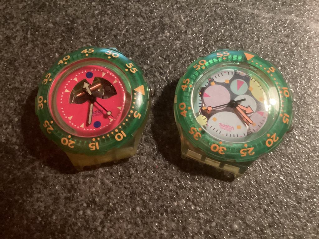 SWATCH SCUBA 200 UIT DE 90 S 🐯, Ophalen, Kunststof, Swatch