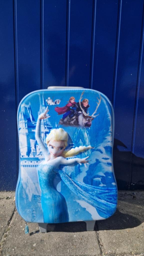 Frozen trolley koffer, Ophalen, Overige materialen, Wieltjes, Gebruikt