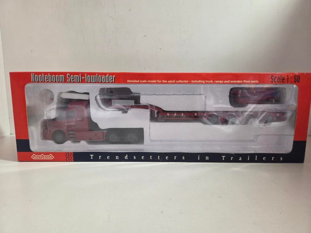 Lion Toys Volvo NH Nooteboom dieplader, ., Ophalen of Verzenden, Zo goed als nieuw, .