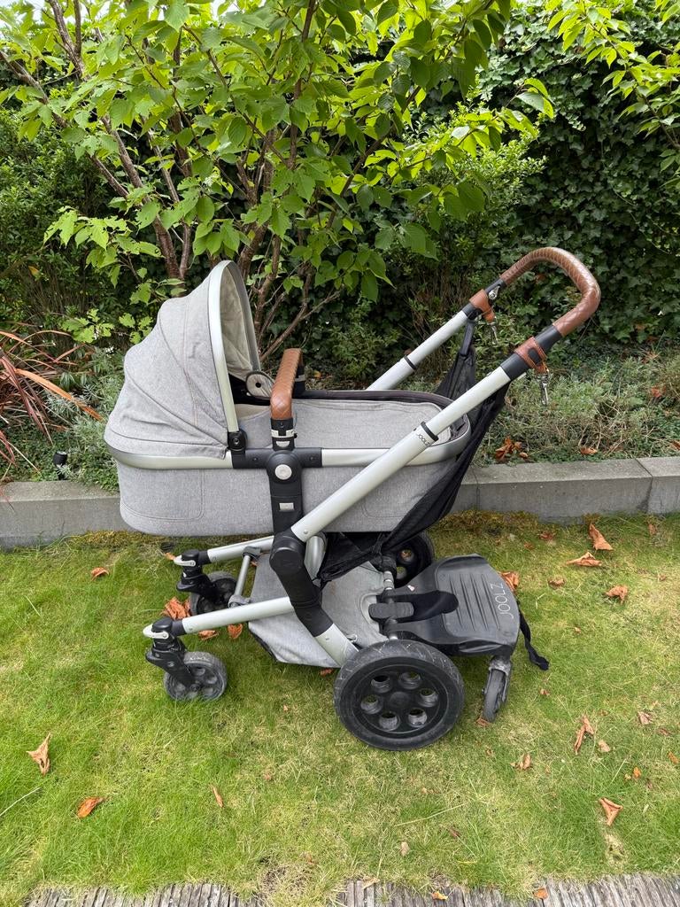Joolz Day kinderwagen lichtgrijs met accessoires, Gebruikt, Combiwagen, Met reiswieg, Ophalen