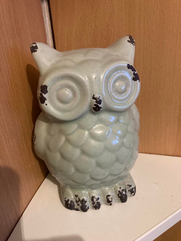 Beeld uil, Ophalen of Verzenden, Zo goed als nieuw, Dier