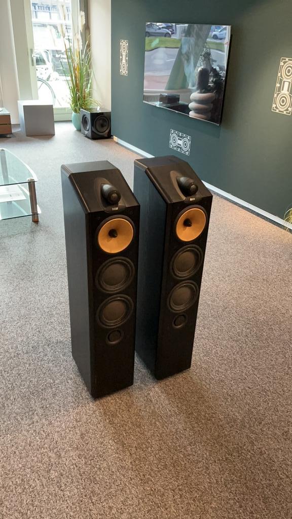 B&W CDM 9NT luidsprekers in perfecte staat., Audio, Tv en Foto, Luidsprekers, Zo goed als nieuw, Front, Rear of Stereo speakers