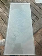 2x Melkglas Platen - 60x26 cm, Doe-het-zelf en Verbouw, Glas en Ramen, Ophalen, Gebruikt, Glasplaat, Minder dan 80 cm