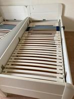 Twee elektrisch eenpersoonsbedden verstelbaar GRATIS, Gebruikt, 90 cm, Eenpersoons, Wit