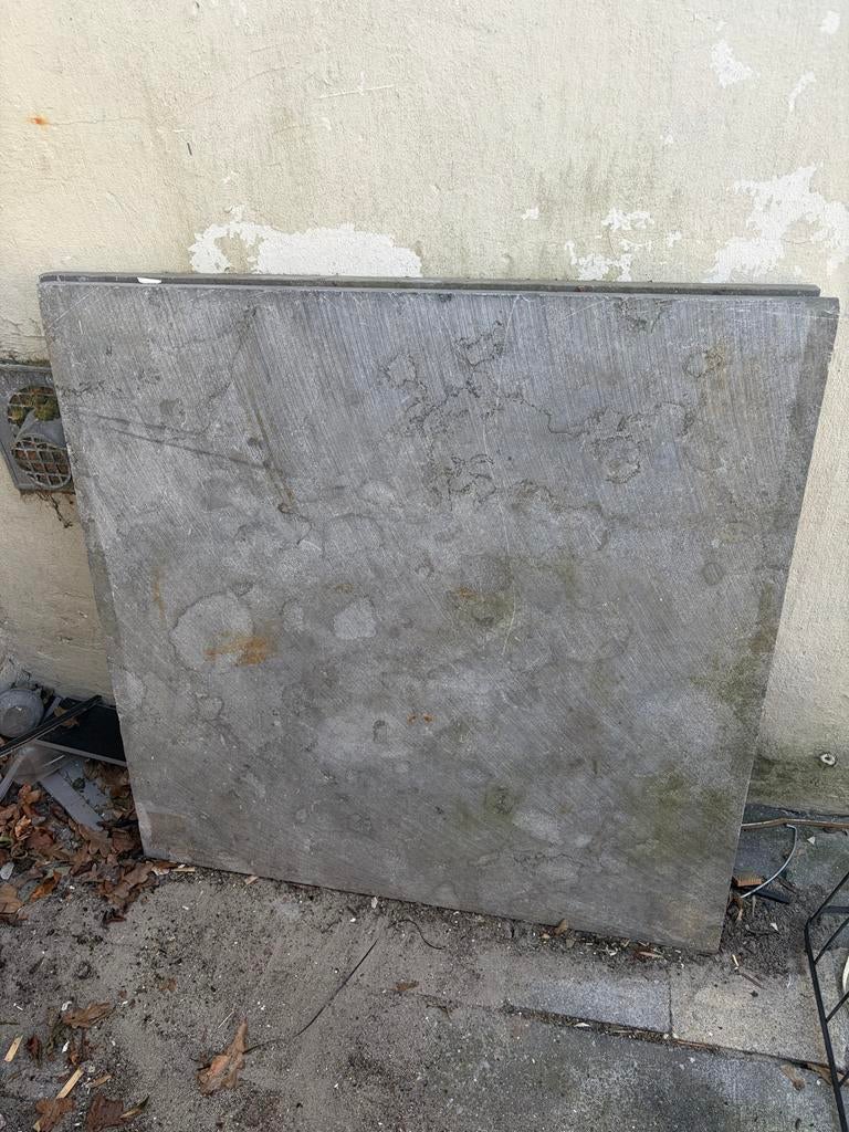 2x grote tegel, Ophalen, Gebruikt, Minder dan 5 m², Beton