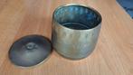 Antiek koper koperen tabakspot tabak pot met deksel, Antiek en Kunst, Ophalen