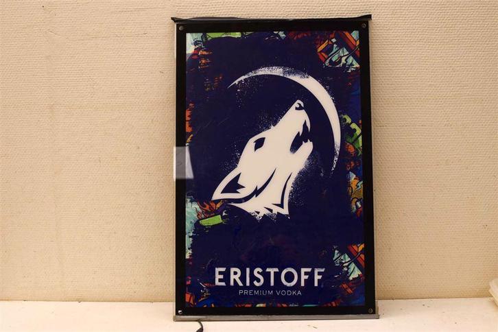 Eristoff Premium Vodka Reclamebord 44223, Huis en Inrichting, Woonaccessoires | Wanddecoraties, Gebruikt, Ophalen of Verzenden