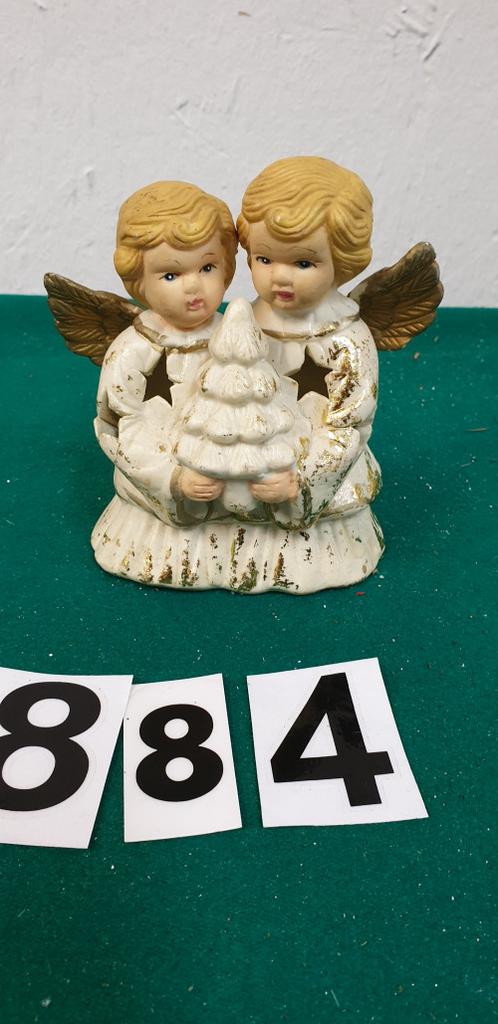 884 ] waxinehouder engel keramiek,, Diversen, Kerst, Ophalen of Verzenden, 'T Olde Gre-j, Info@toldegrej.nl, Endepoelstraat 20f Didam