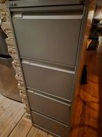 Metalen ladenkast Bisley - 62x42x131 cm, Huis en Inrichting, Kasten | Ladekasten, Ophalen, Minder dan 50 cm, Gebruikt, 5 laden of meer