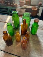 Set oude flesjes bodemvondst, Ophalen of Verzenden