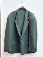 Vintage Harris Tweed Blazer Donkergroen maat XL / 60, Kleding | Heren, Ophalen of Verzenden, Gedragen, Maat 56/58 (XL), Groen