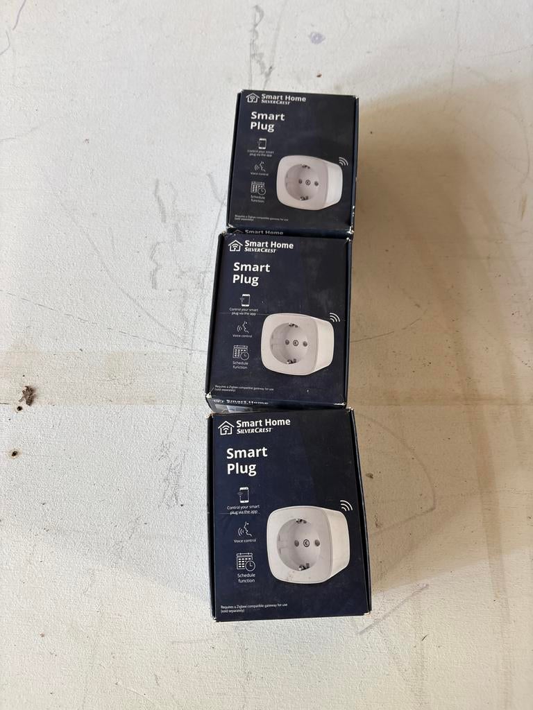 Lidl Silvercrest Smart Home Smart Plugs (3 stuks), Ophalen of Verzenden, Nieuw, Detector, Sensor of Melder, Beweging