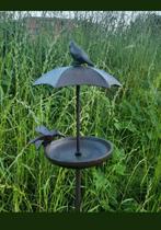 Tuinsteker Tuinprikker Gietijzer Vogel Voederschaal Nieuw, Ophalen of Verzenden