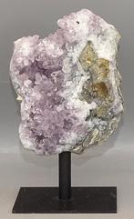 Mooie ruwe Amethist op standaard 15,5cm Brazilië, Verzamelen, Mineralen en Fossielen, Ophalen of Verzenden, Mineraal