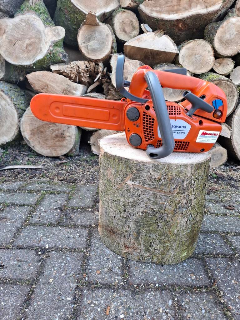 Husqvarna T525 tophandle kettingzaag, Tuin en Terras, Hand-tuingereedschap, Ophalen of Verzenden, Gebruikt