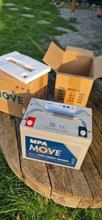 2x Nieuwe AGM accu, MOVE MPA 85-12, scootmobiel camper boot, Ophalen of Verzenden, Nieuw