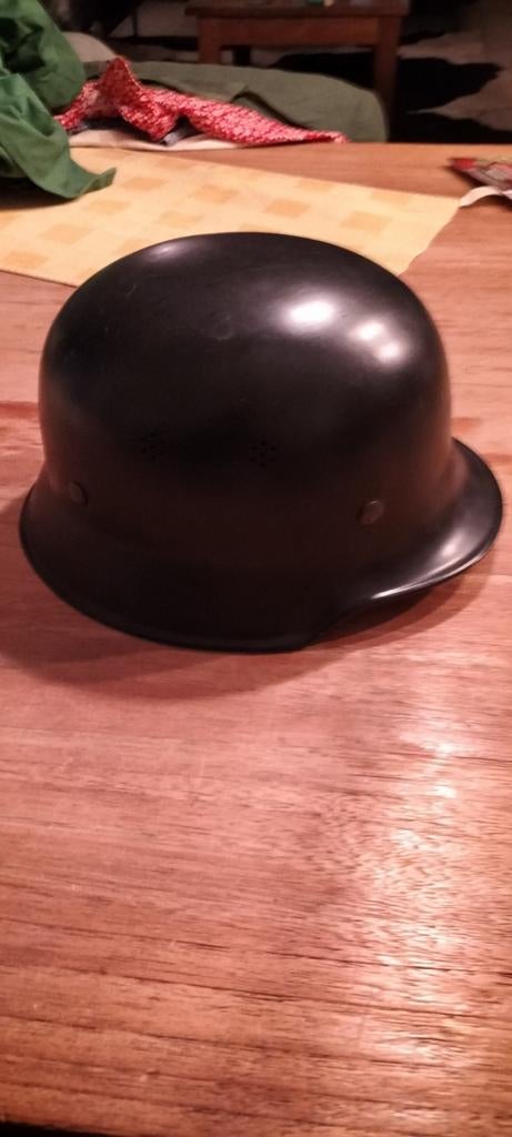 Helm politie/ brandweer wo2, Ophalen of Verzenden, Landmacht, Duitsland, Helm of Baret