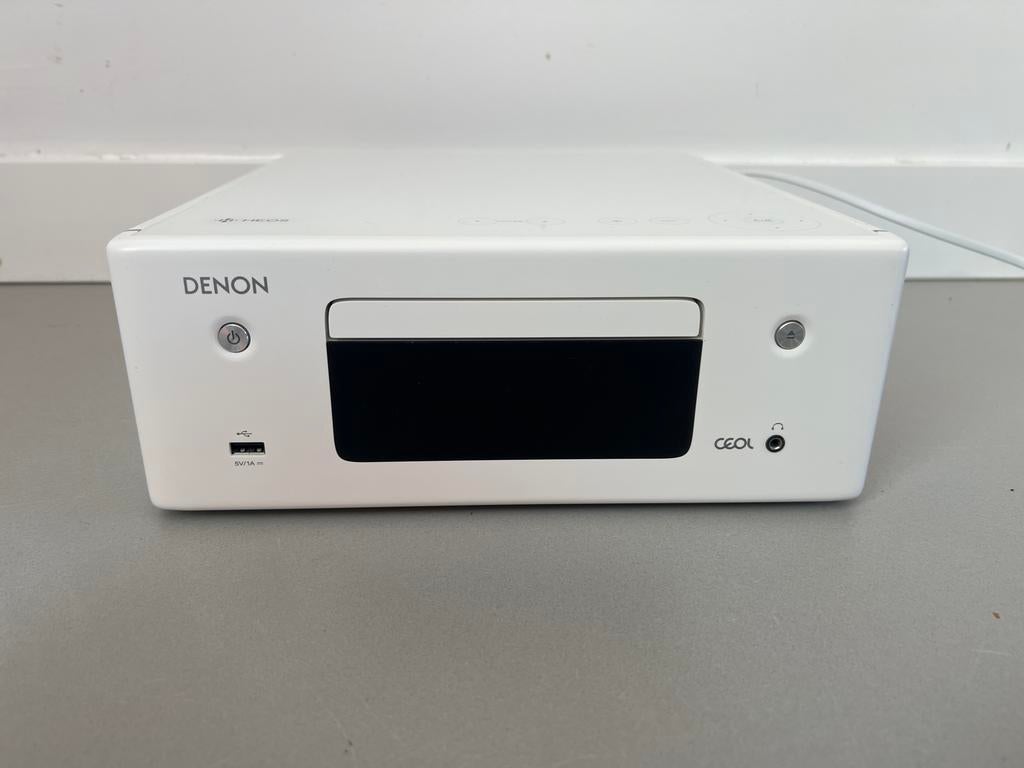 Denon CEOL N10 Netwerk CD-Receiver met HEOS (Wit), Denon, Ophalen of Verzenden, Zo goed als nieuw, Microset