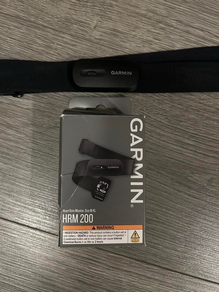 Garmin HRM 200 Hartslagmeter Borstband - Zo goed als nieuw, Sport en Fitness, Hartslagmeters, Ophalen of Verzenden, Zo goed als nieuw