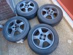 TE KOOP  SPORT VELEG MET ZOMER BANDENDEN STEEK 4X100, Auto-onderdelen, Ophalen, Gebruikt, 15 inch, Banden en Velgen