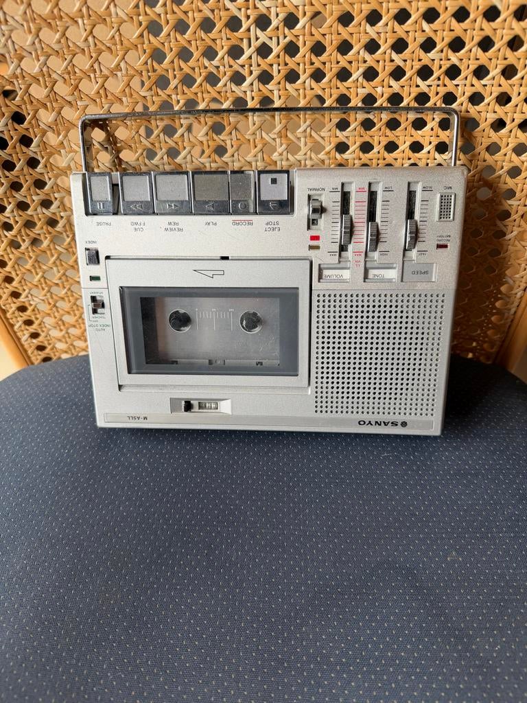 Sanyo M-A5LL Cassette Recorder - Vintage Draagbare Recorder, Ophalen of Verzenden