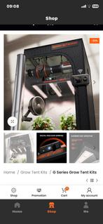 Kweektent Spider Farmer 70x70x160cm Complete Grow Tent Kit, Ophalen of Verzenden, Zo goed als nieuw, Kweektent