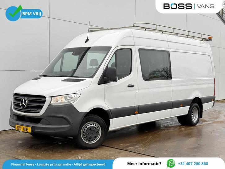 Mercedes-Benz Sprinter 516 2.2 CDI L3H2 Dubbele Cabine 3,5t, Auto's, Bestelauto's, Bedrijf, Te koop, ABS, Achteruitrijcamera, Airconditioning