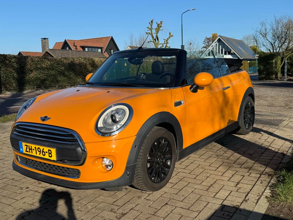 Mini 1.2 Cabrio 2016, zeer goede staat, veel extra’s, Voorwielaandrijving, Overige kleuren, Cabriolet, 4 stoelen