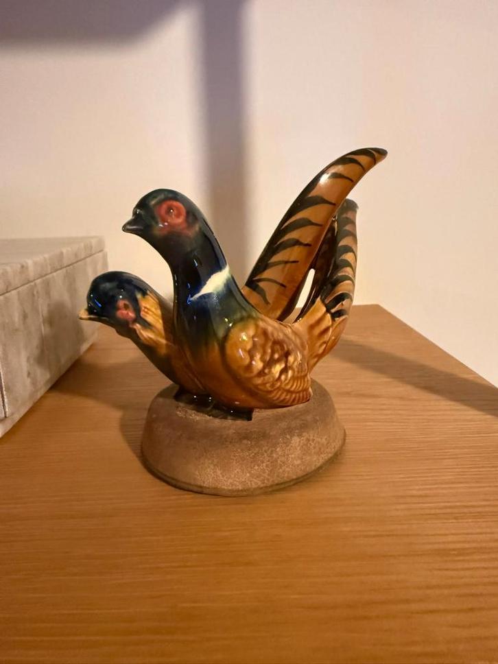 Vintage Fazantpijphouder, Antiek en Kunst, Curiosa en Brocante, Ophalen of Verzenden