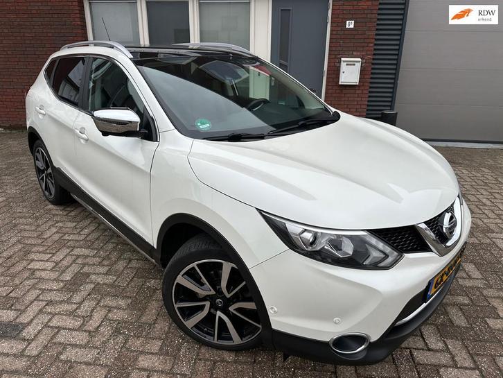 Nissan Qashqai 1.2 Tekna + / 1e Eig / Pano / Leder / Camera, Auto's, Nissan, Bedrijf, Te koop, Qashqai, 360° camera, ABS, Achteruitrijcamera