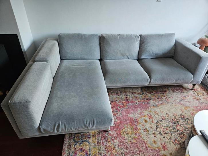 Ikea Nockeby Hoekbank + 2 Hoezen, Huis en Inrichting, Banken | Bankstellen, Gebruikt, Hoekbank, Vierpersoons of meer, 250 tot 300 cm